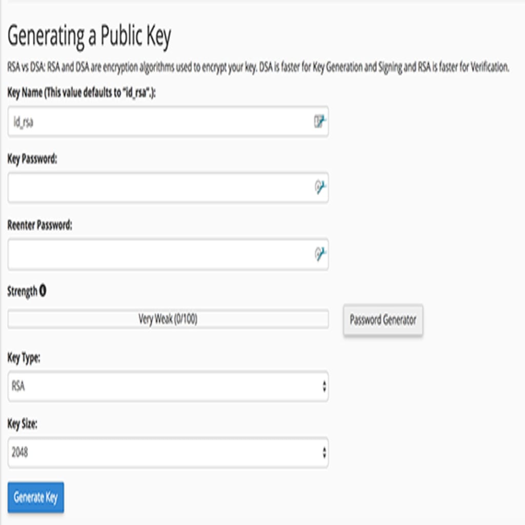Key generate home