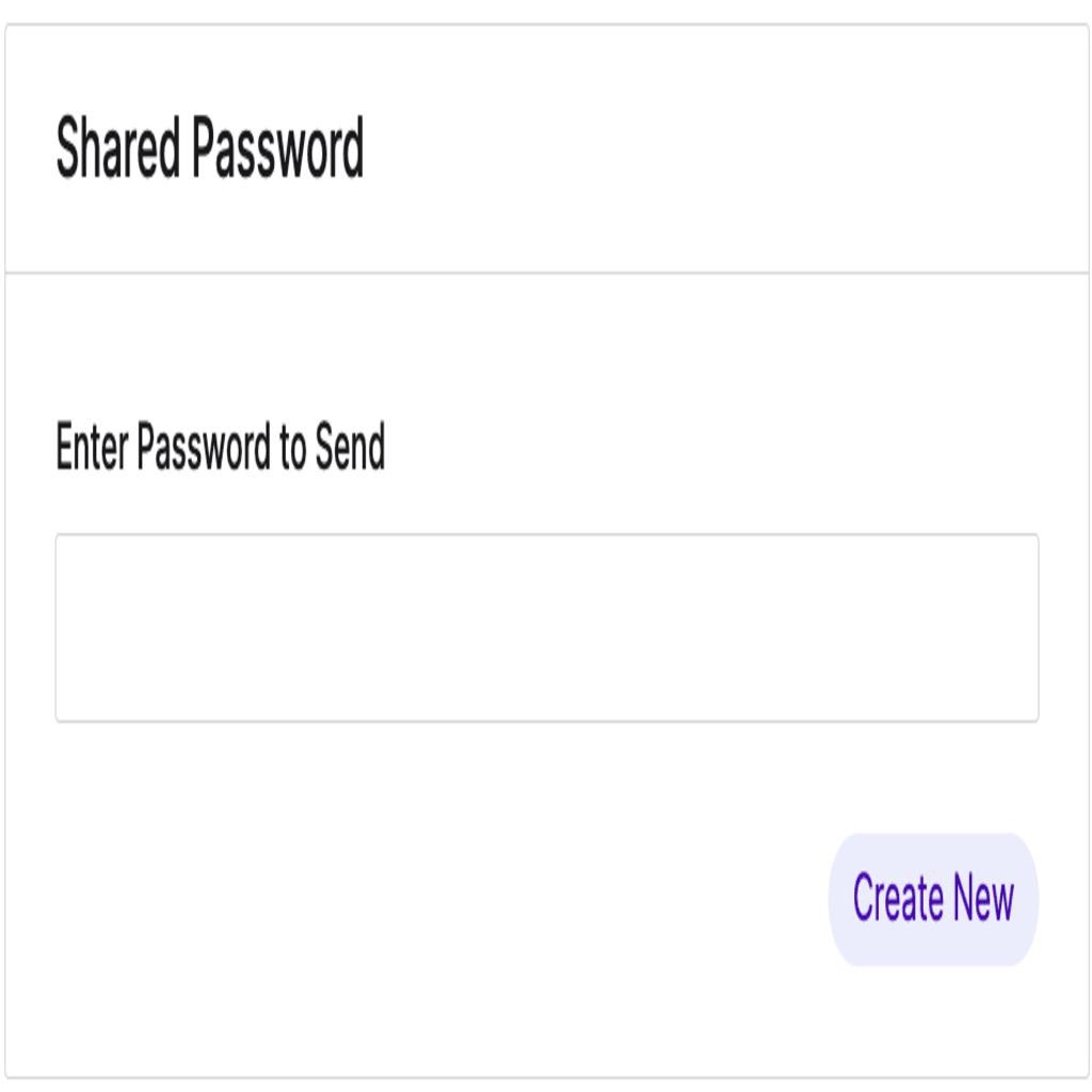 Shared Password