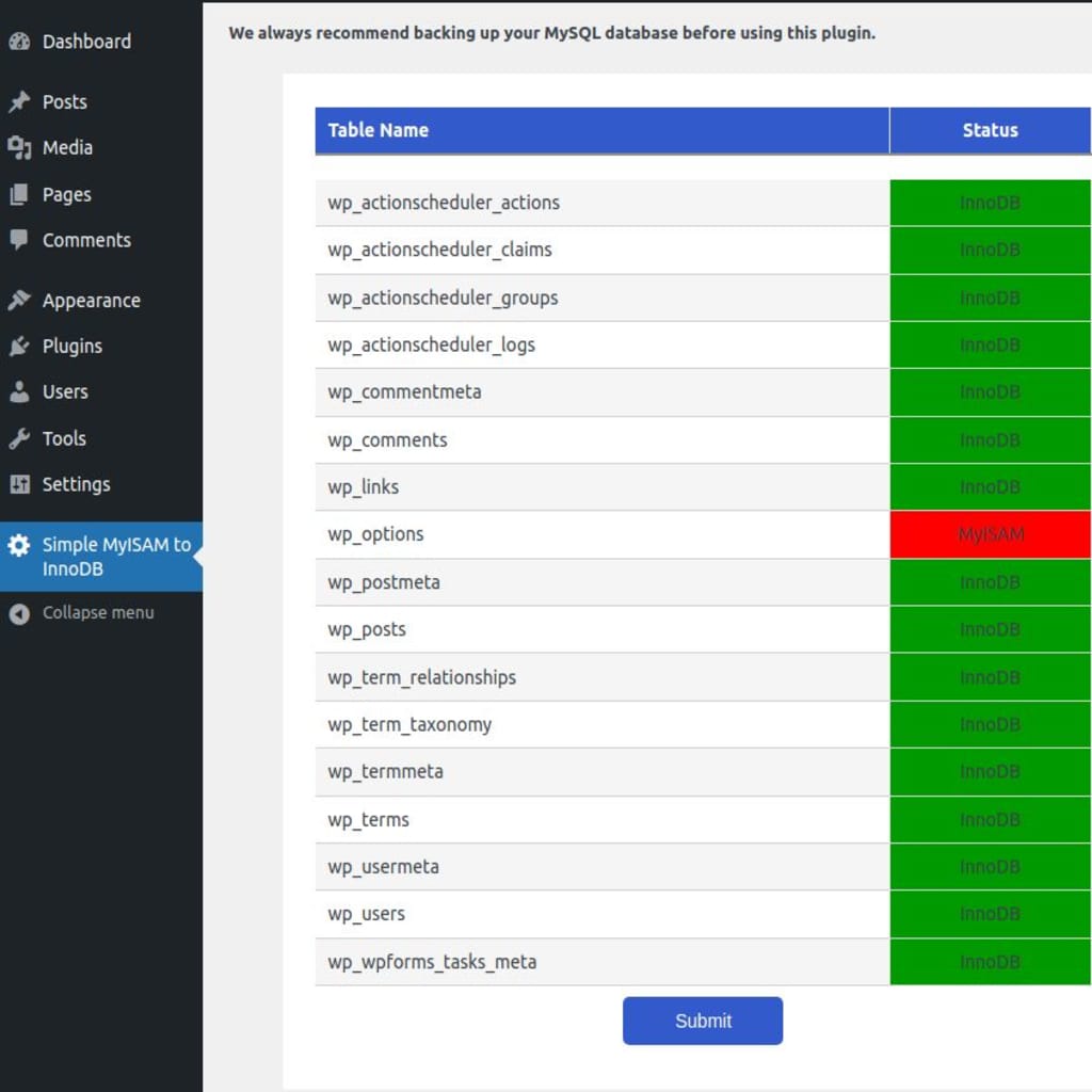 You can open the plugin interface from the menu by clicking on the plugin name as shown below.