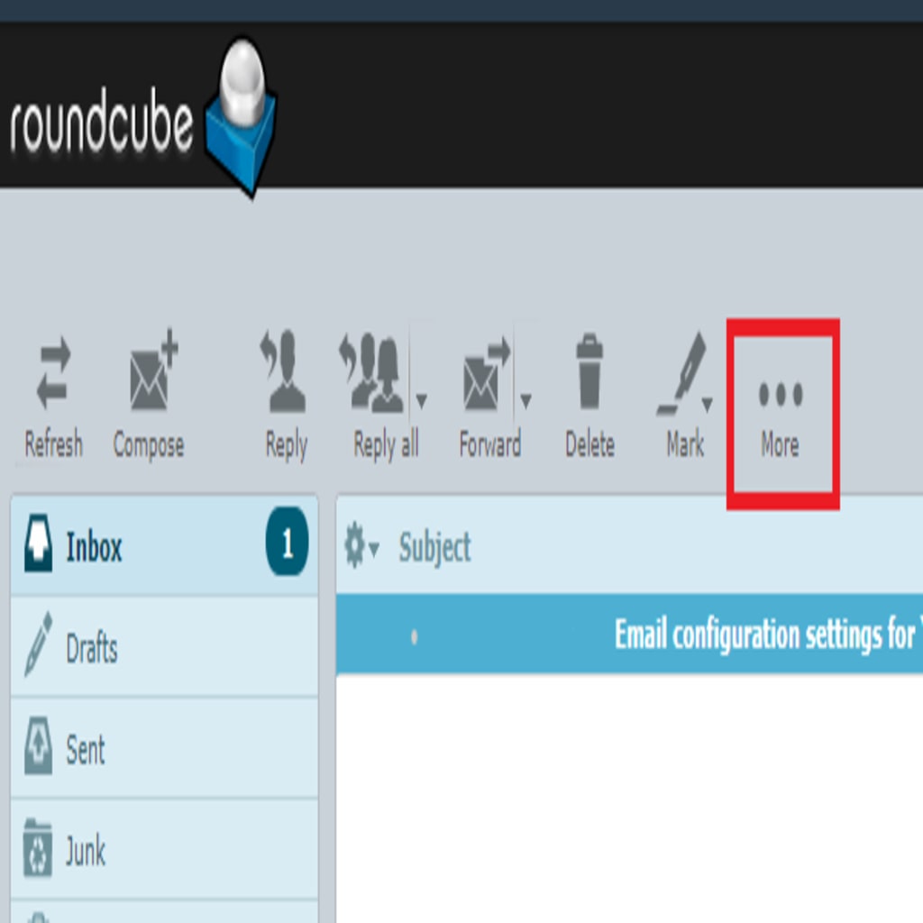 more button highlighted
