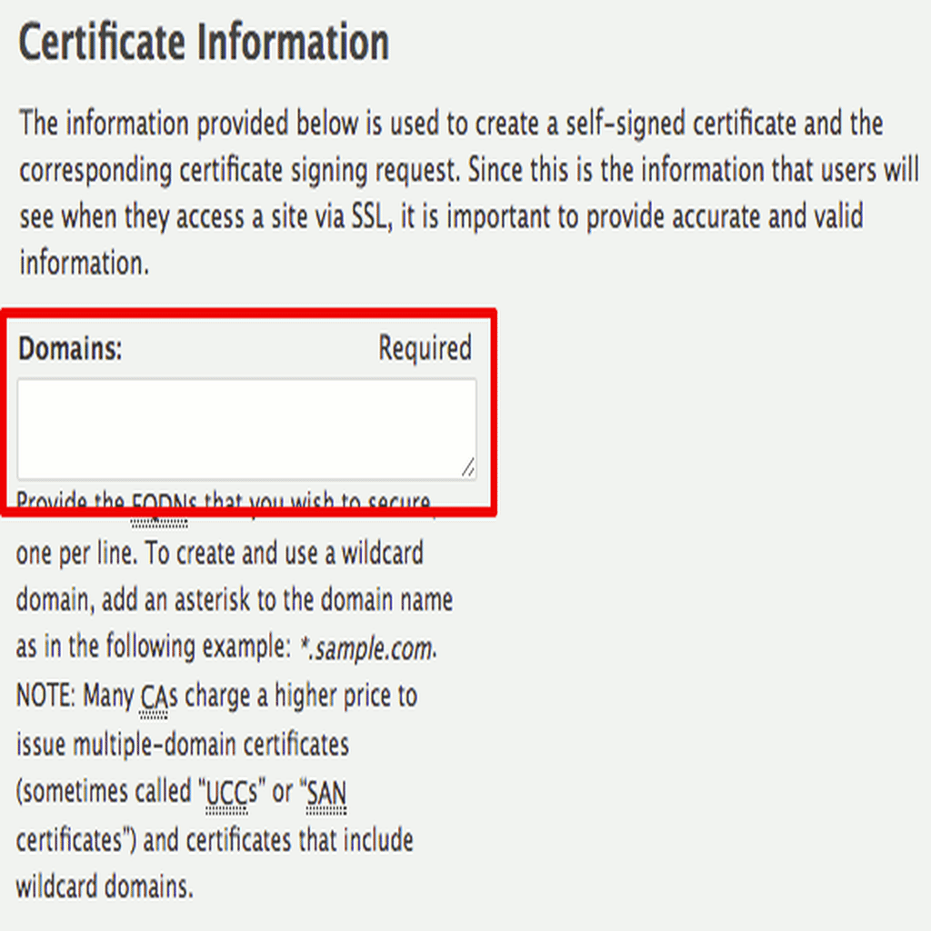 choosing your domains