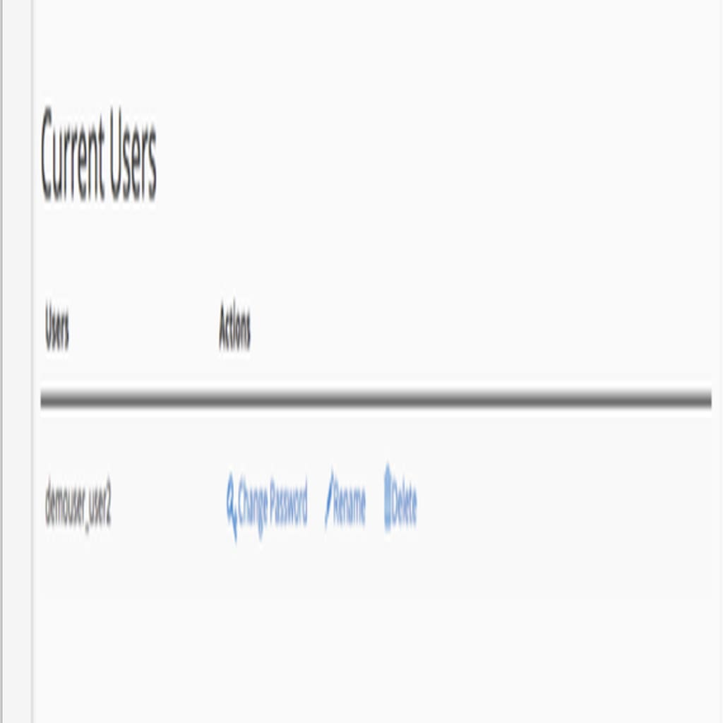 user no longer showing in section