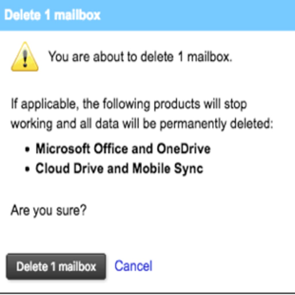 confirm delete