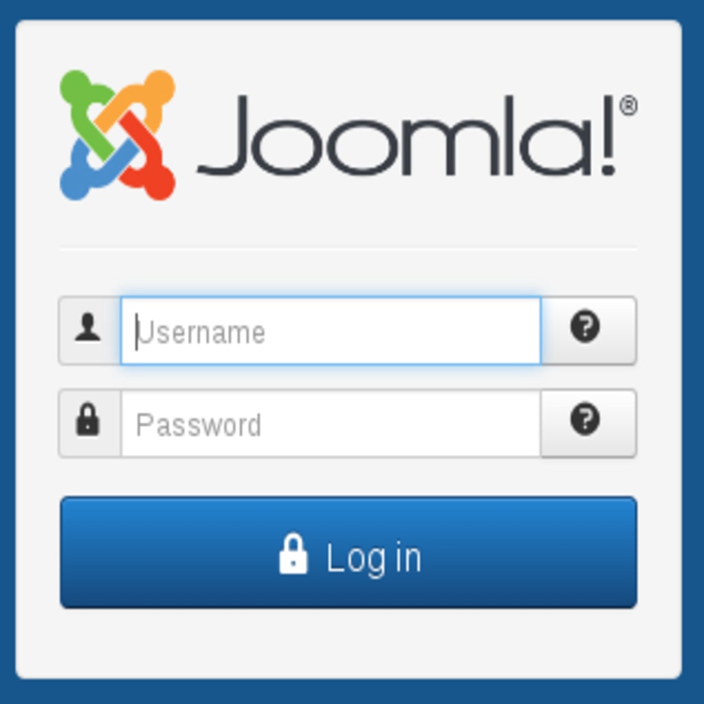 joomla login home