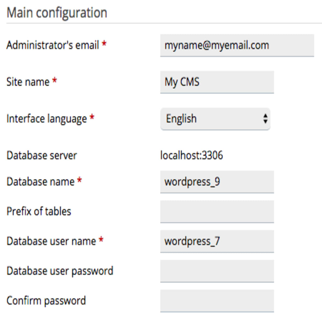 choosing your site settings