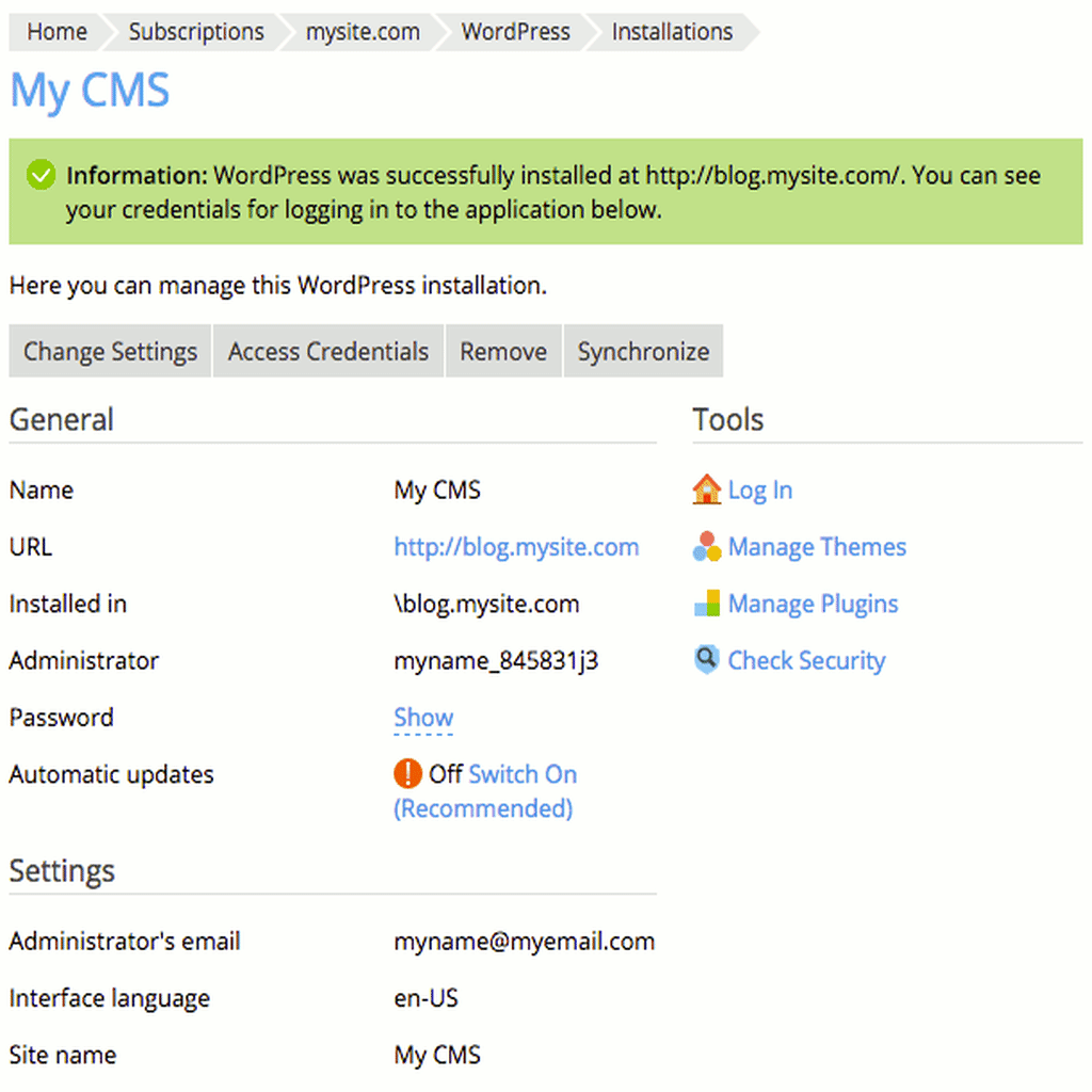 finding your WordPress URL