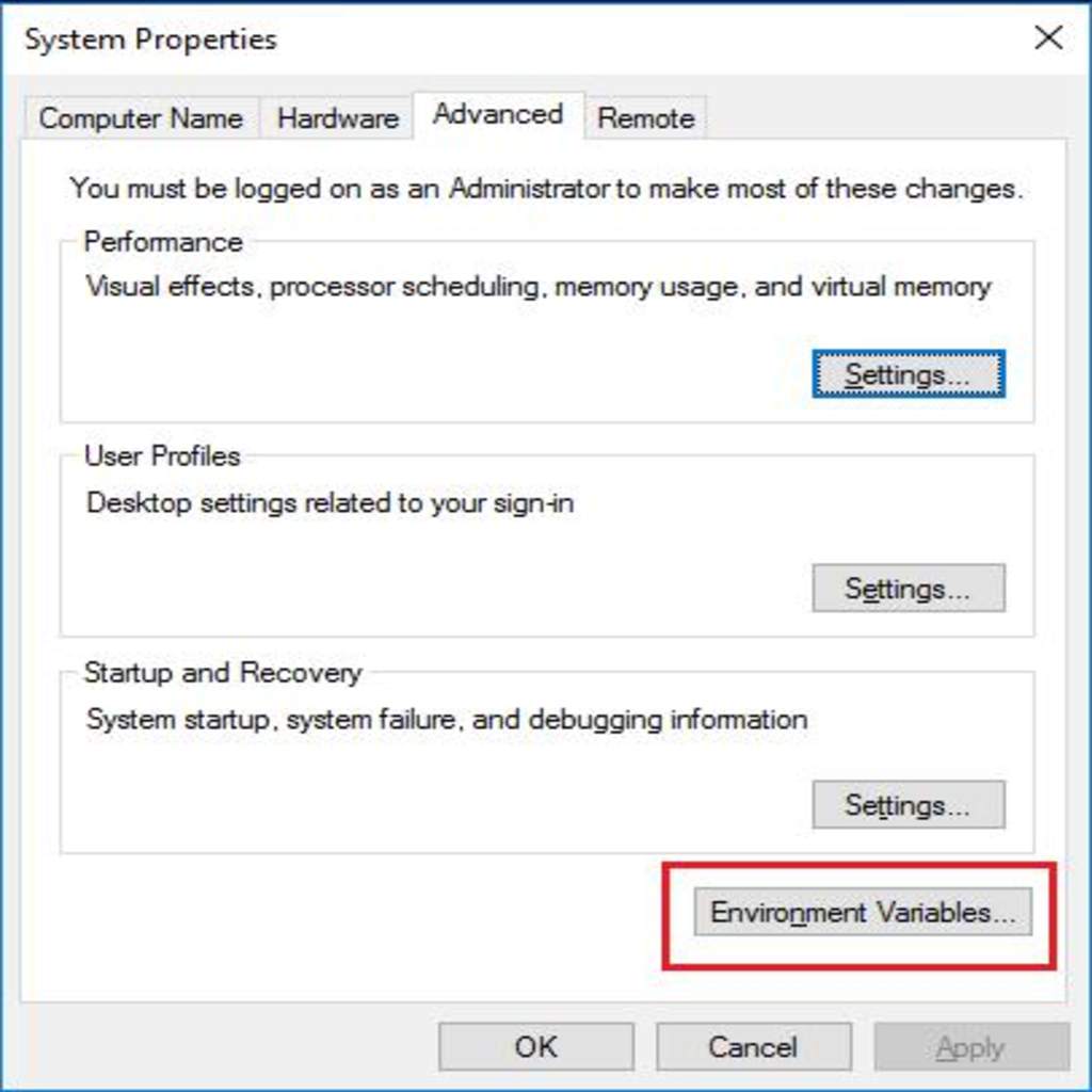 Adding Python path to Windows 10 or 11 PATH environment variable — change system properties.