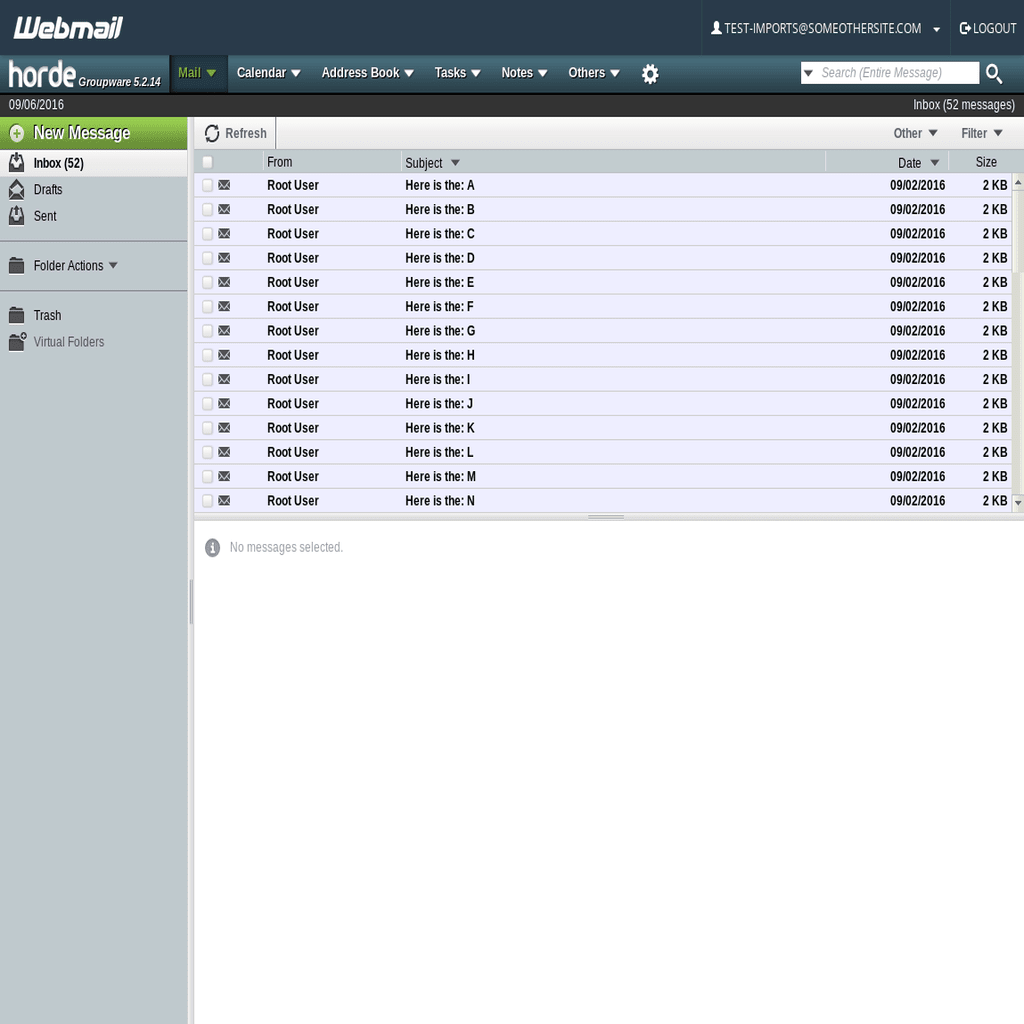 Import Results