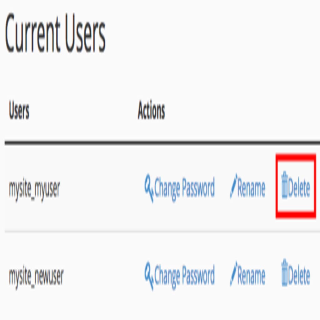 delete highlighted