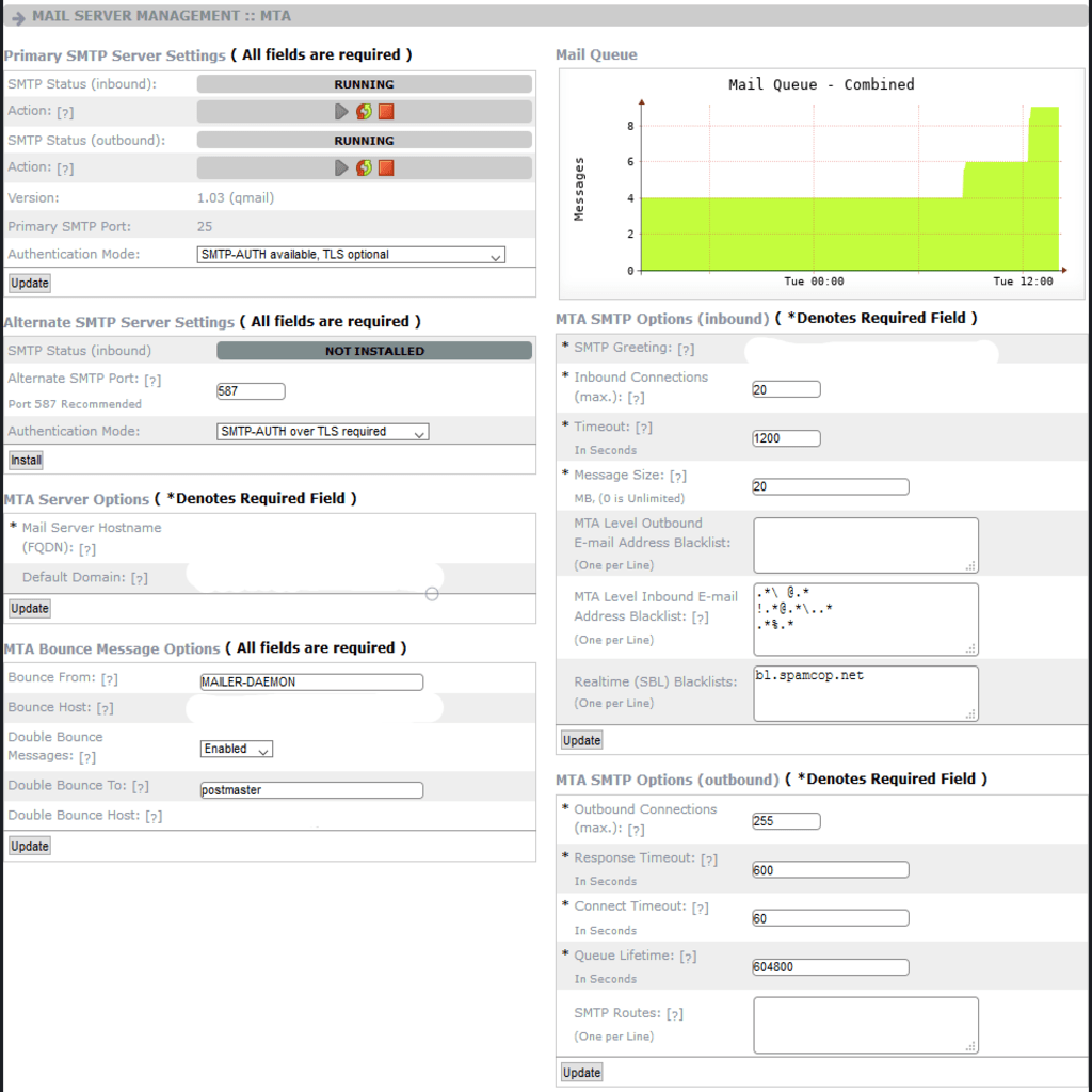 mta settings screen