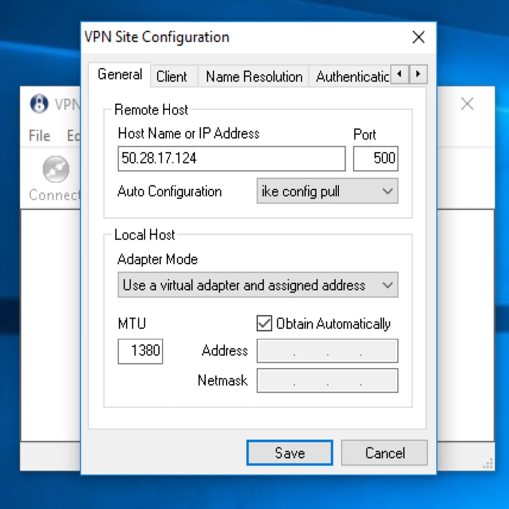enter ip address