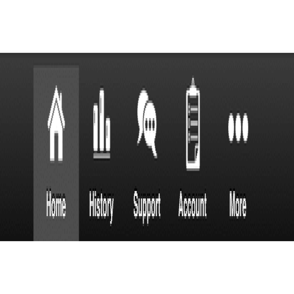 gif showing menu