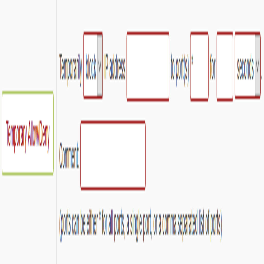temporary block screen details