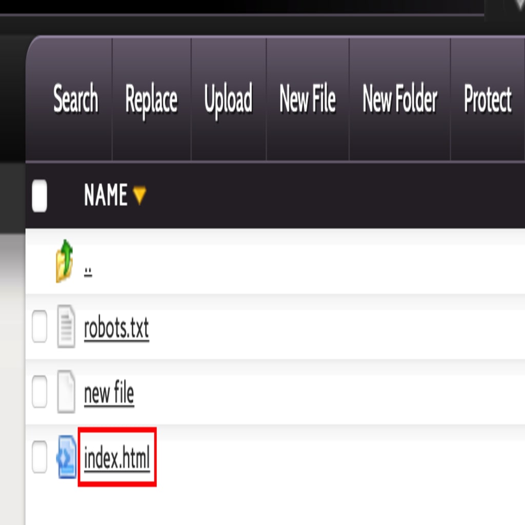 file name highlighted