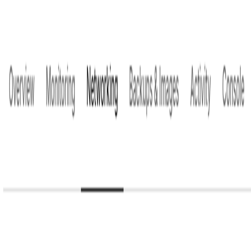 networking tab in portal.liquidweb.com