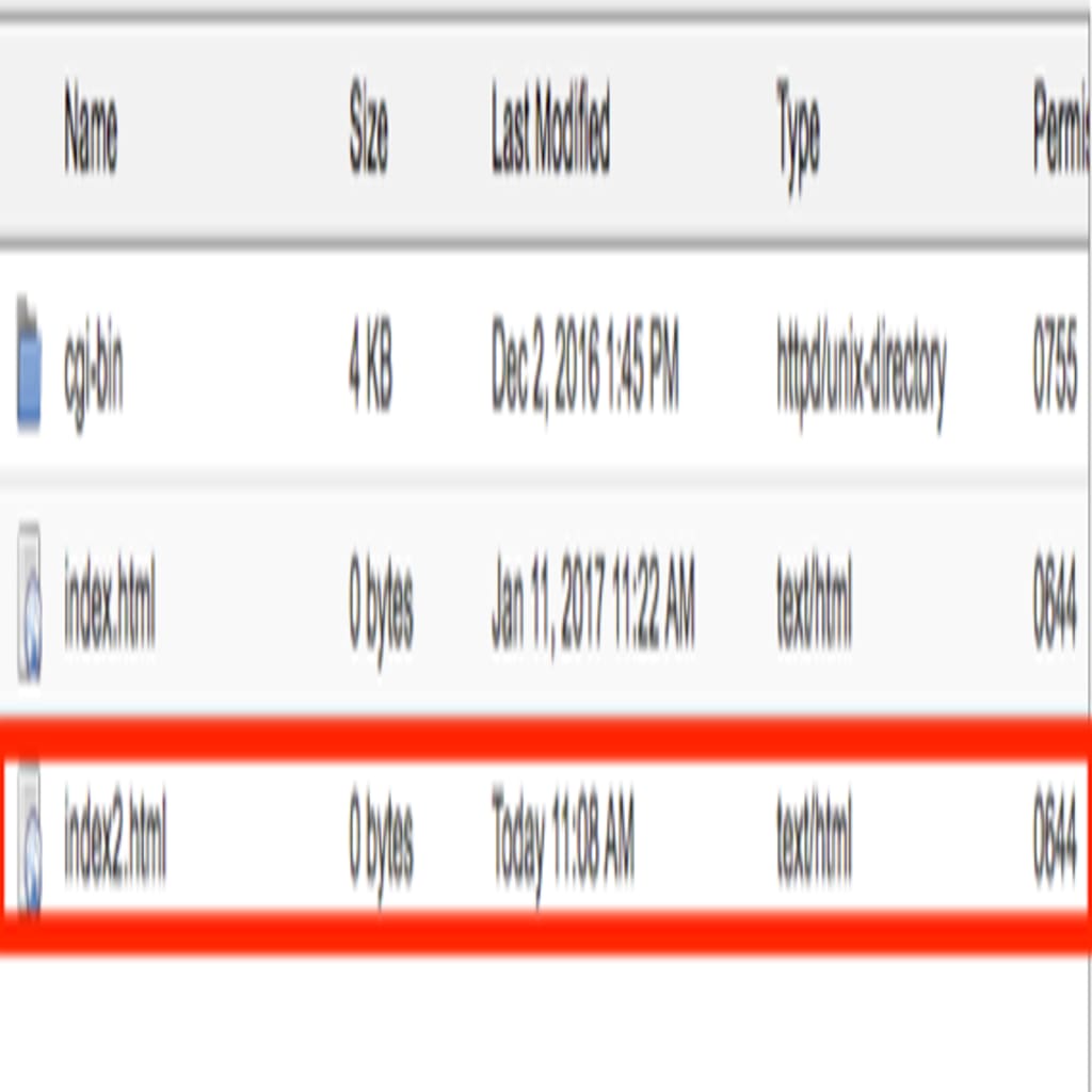 Added file highlighted in list