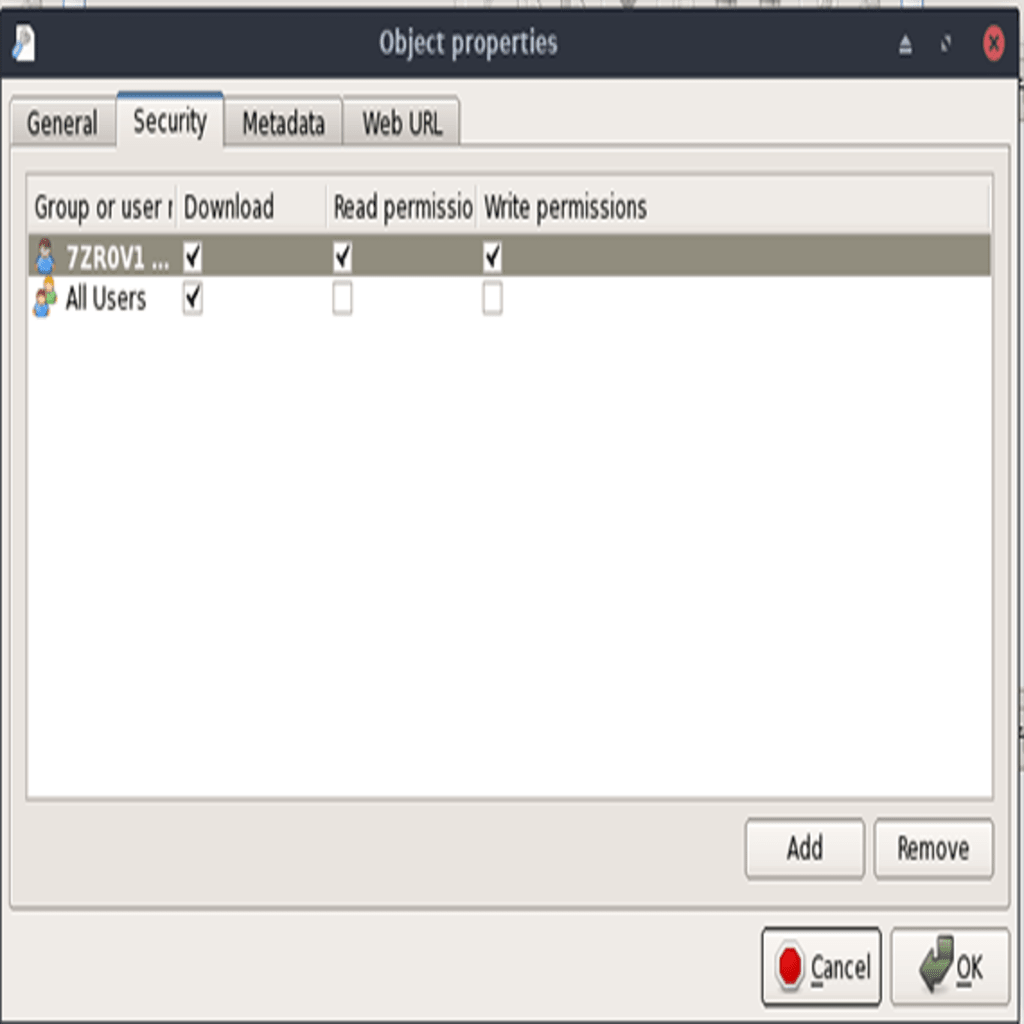 image permissions