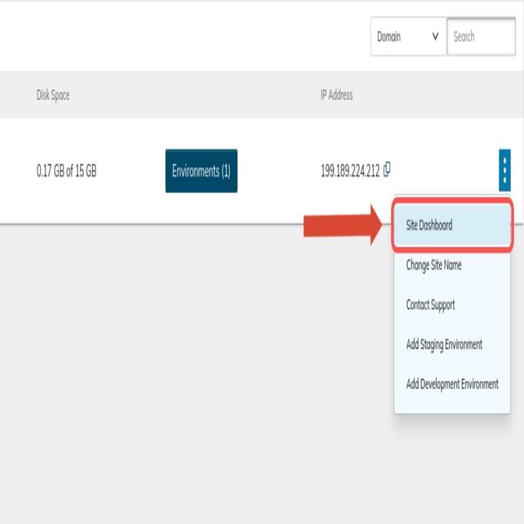 Once you create a plan and a WordPress or WooCommerce installation, you can find your new website’s SSH and FTP/SFTP credentials by opening the Site Dashboard from the Client Portal.
