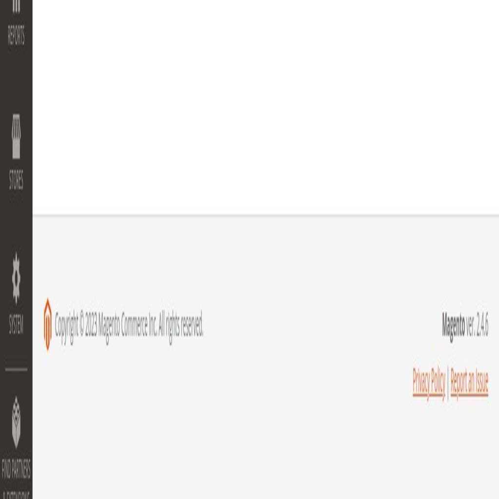 You can also find the Magento installed version from the bottom right of the Magento Admin Panel to help you in your effort to comply with Magento 2.4.6 system requirements.