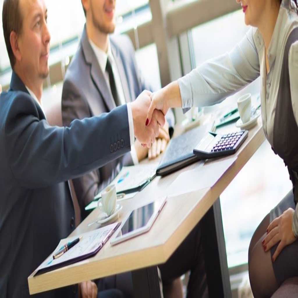 Men shaking hands
