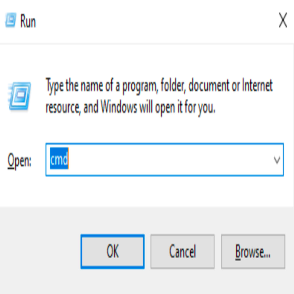 Open the command prompt