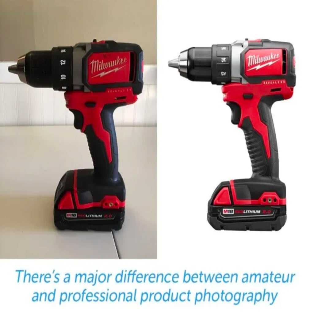 Amateur vs. professional ecommerce photography