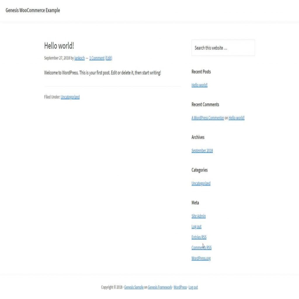 genesis-basic-frontend
