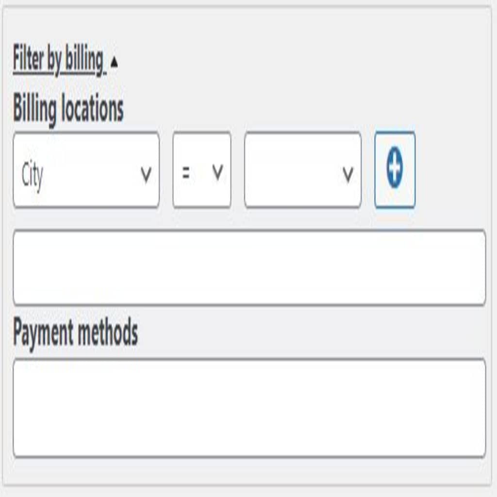 Filter by Billing