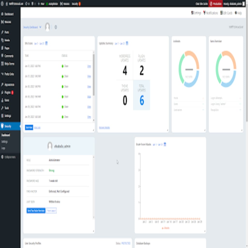 Solid Security Pro Dashboard