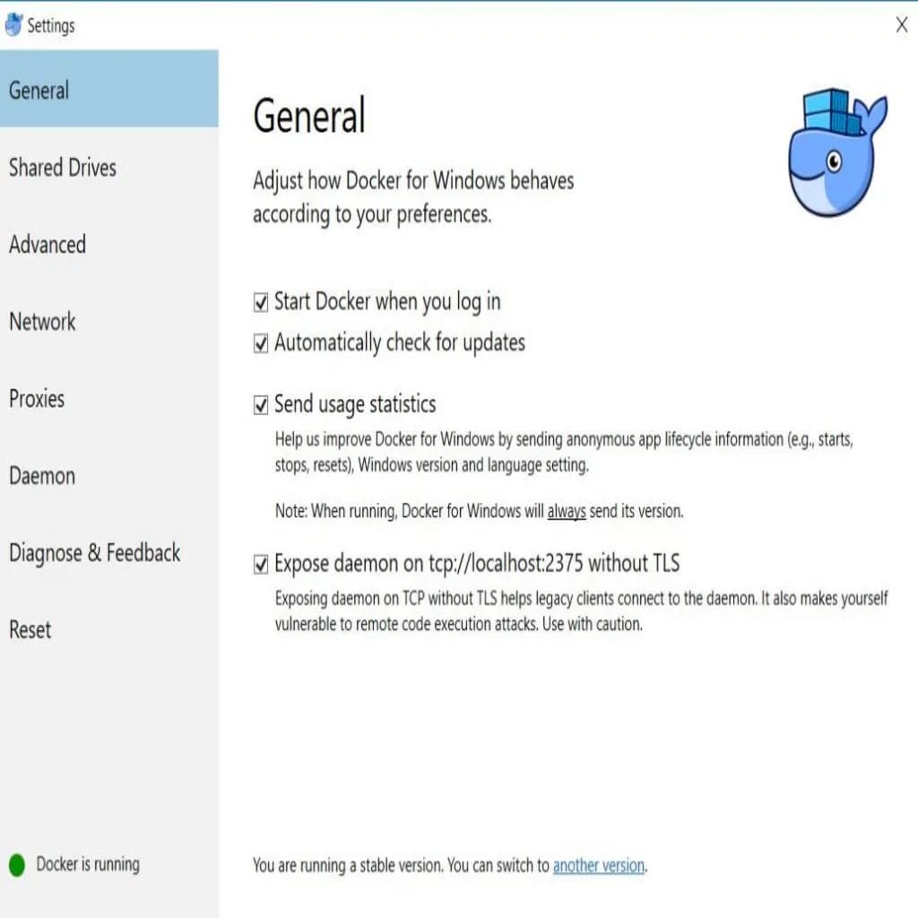 configure docker for local wp
