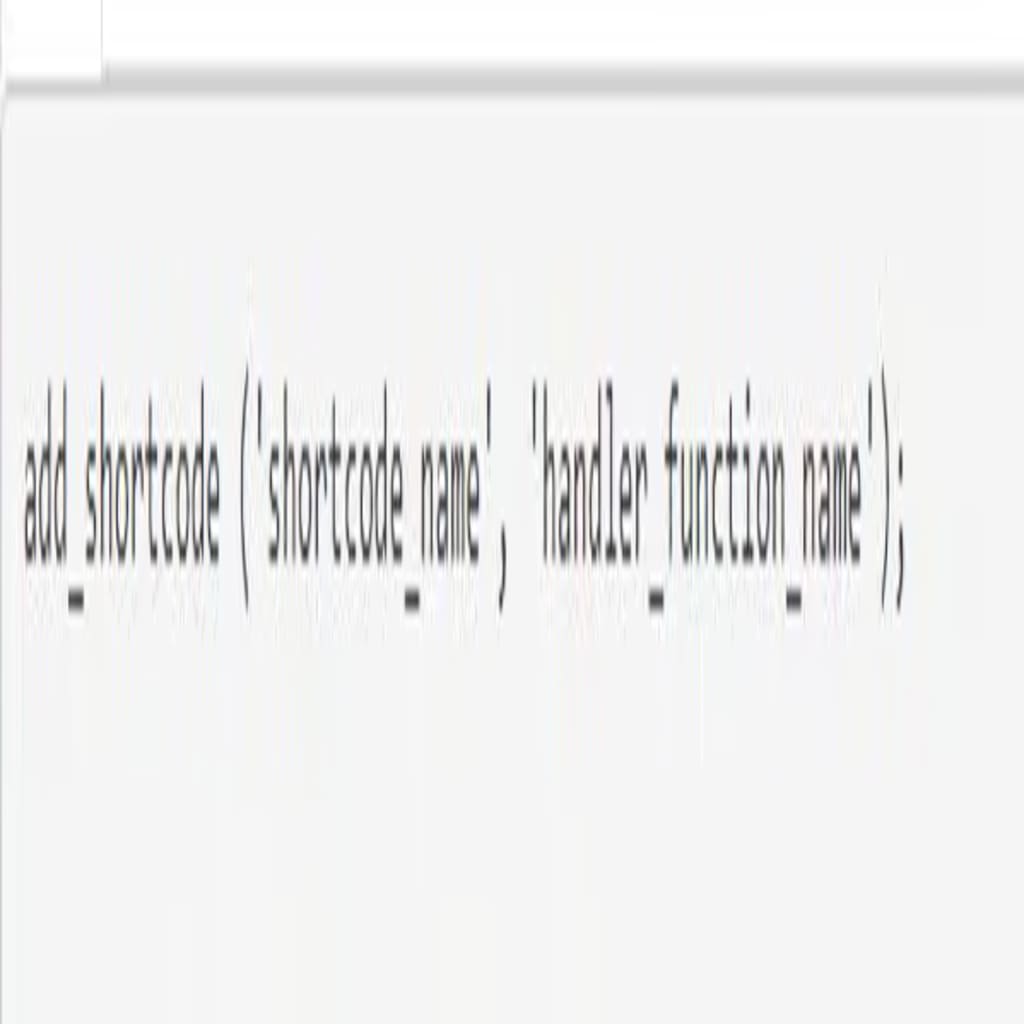 add shortcode wp