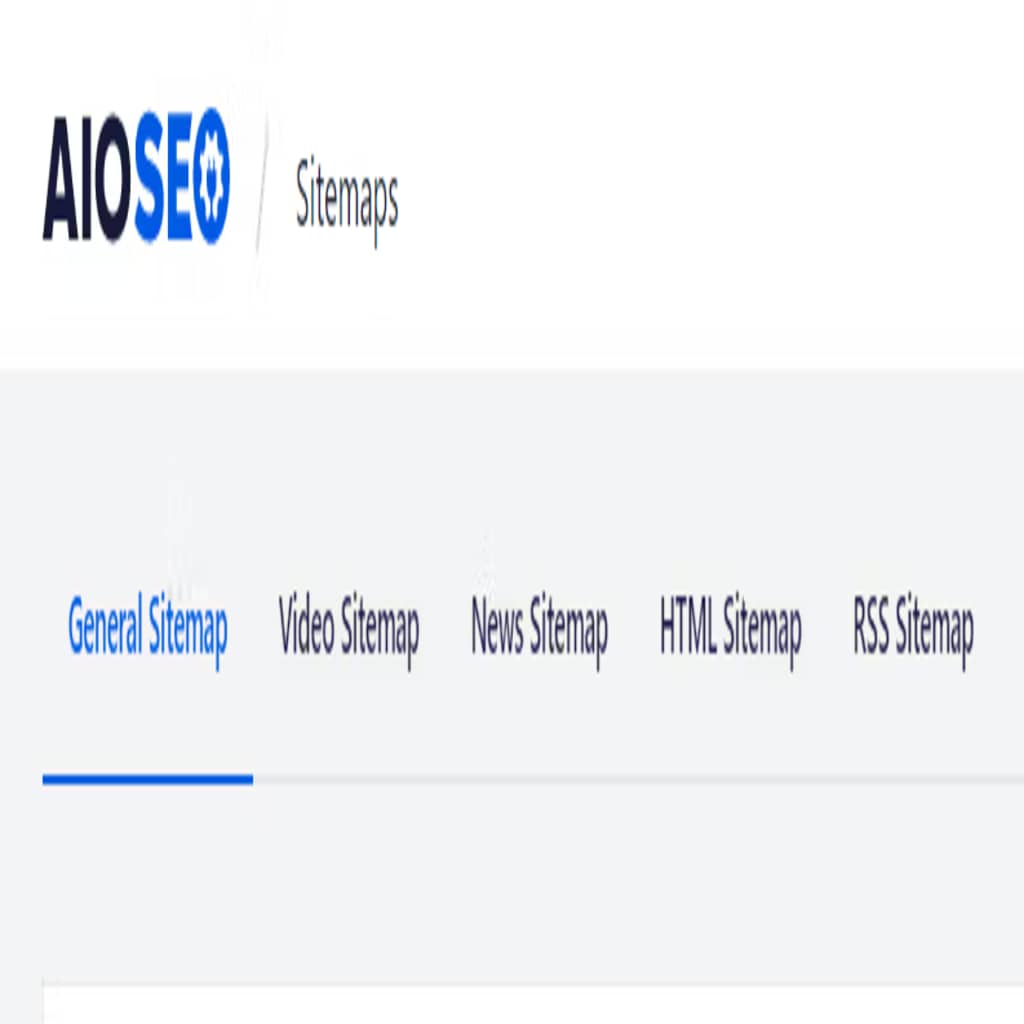 general sitemap plugin screen
