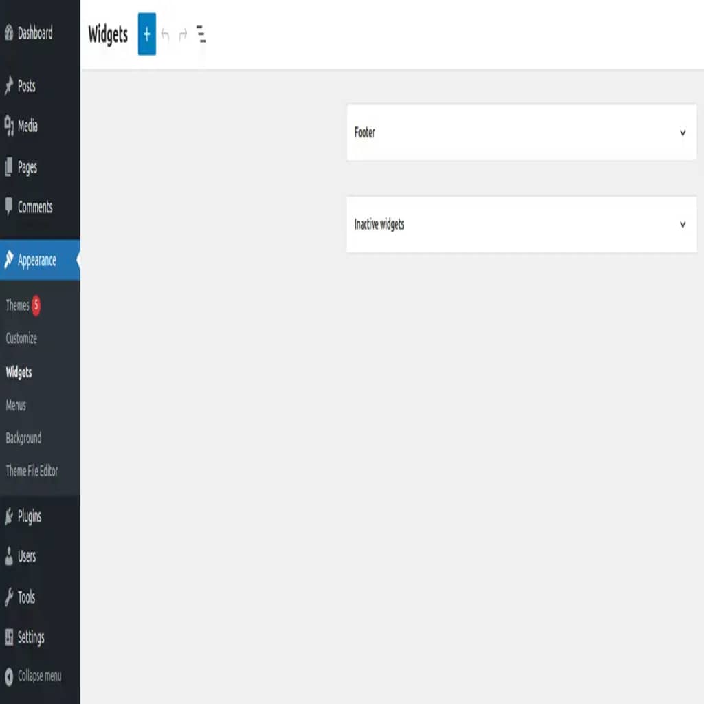 wordpress widgets tool