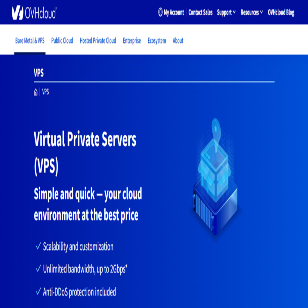 OVHcloud is a big-name host in Europe; it has eight VPS options.