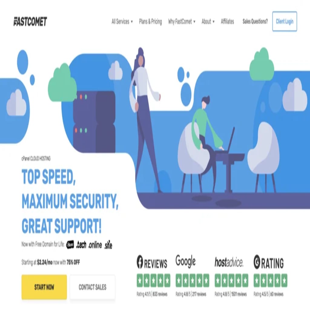 FastComet for dedicated servers in Europe
