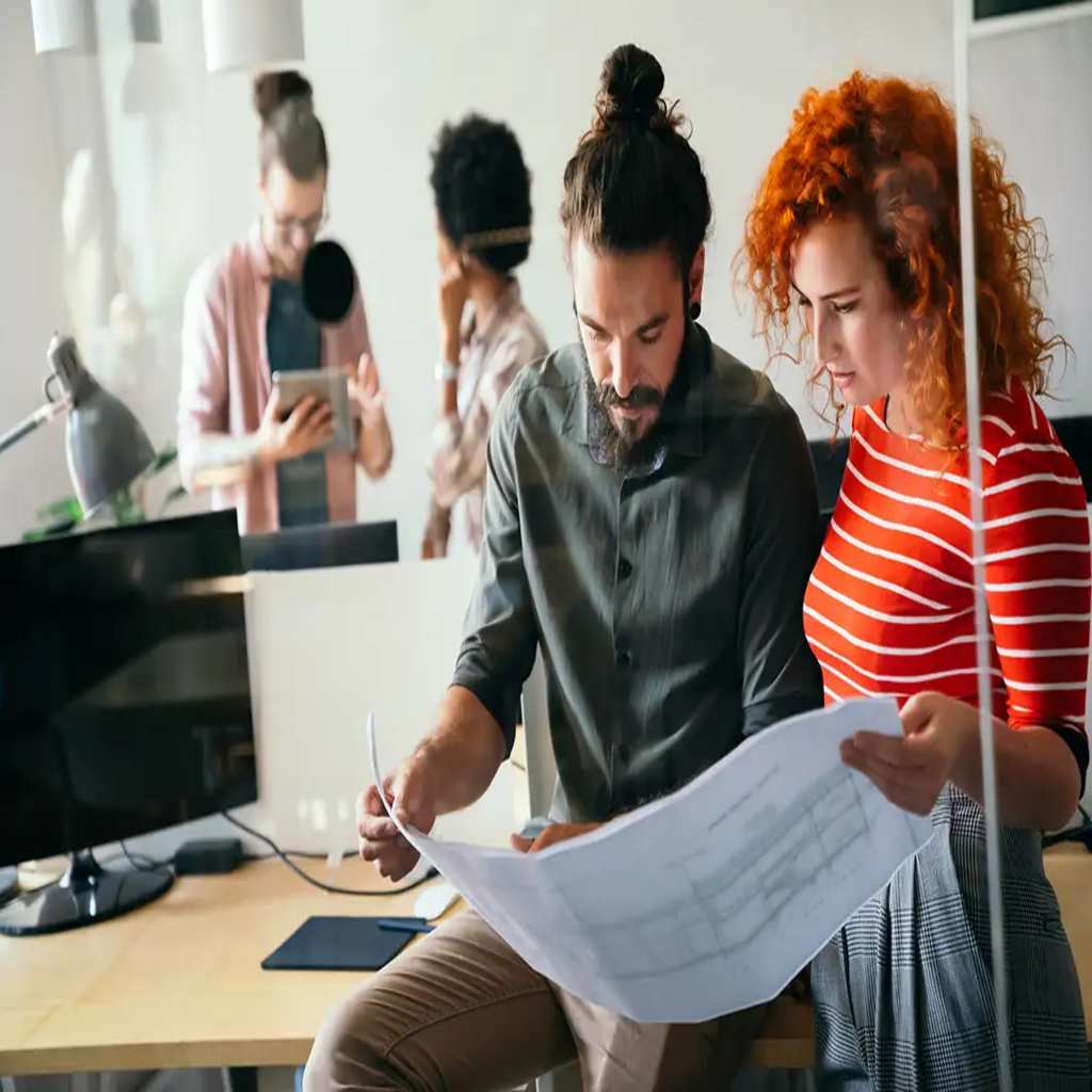 business owners using web hosting
