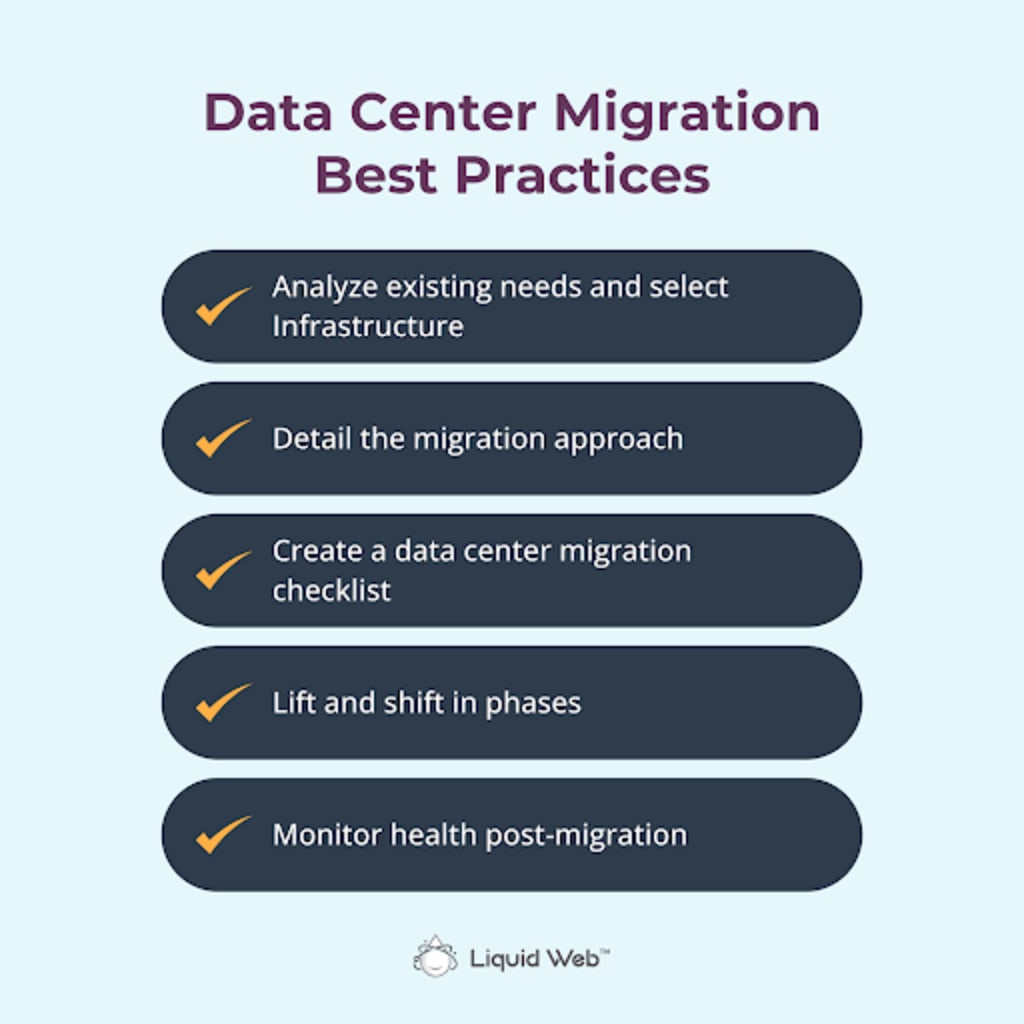 Five data center migration best practices