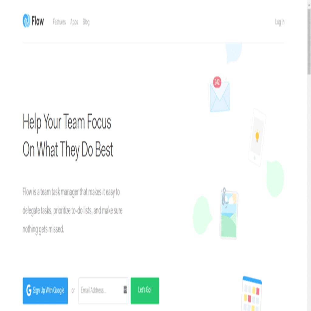 Flow, a project management tool
