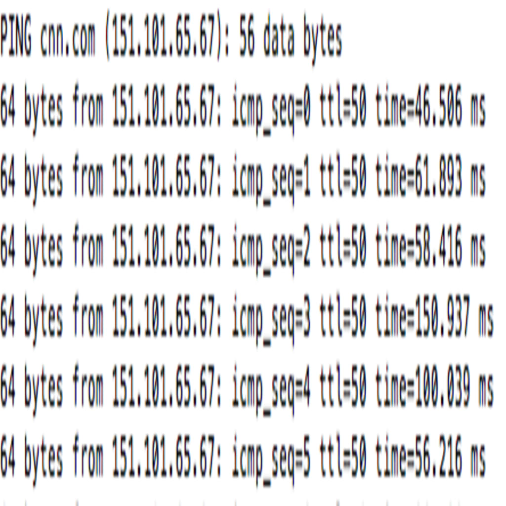 Ping Results