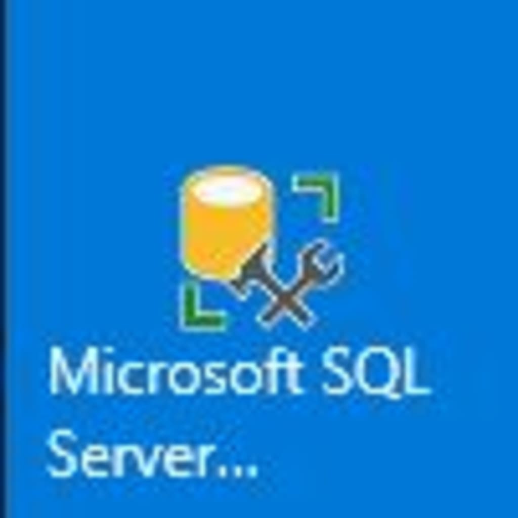 sql management studio — smss desktop icon