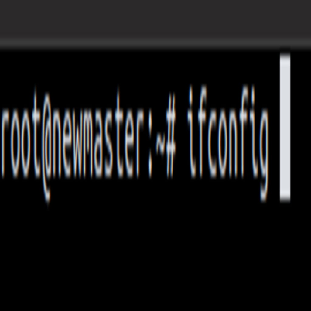 root@newmaster:~# ifconfig