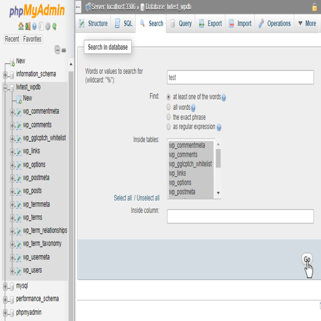 03-03-Database-Test-Search