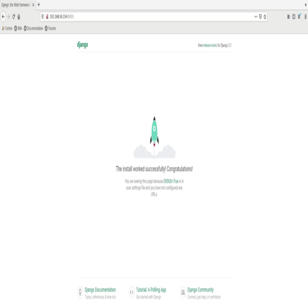 install django 1