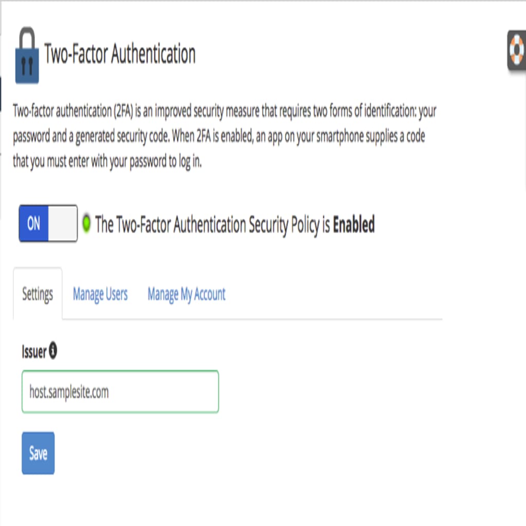 two factor enabled