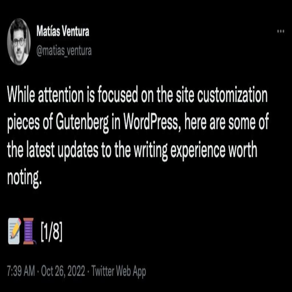 First tweet from a thread by @matias_ventura that reads