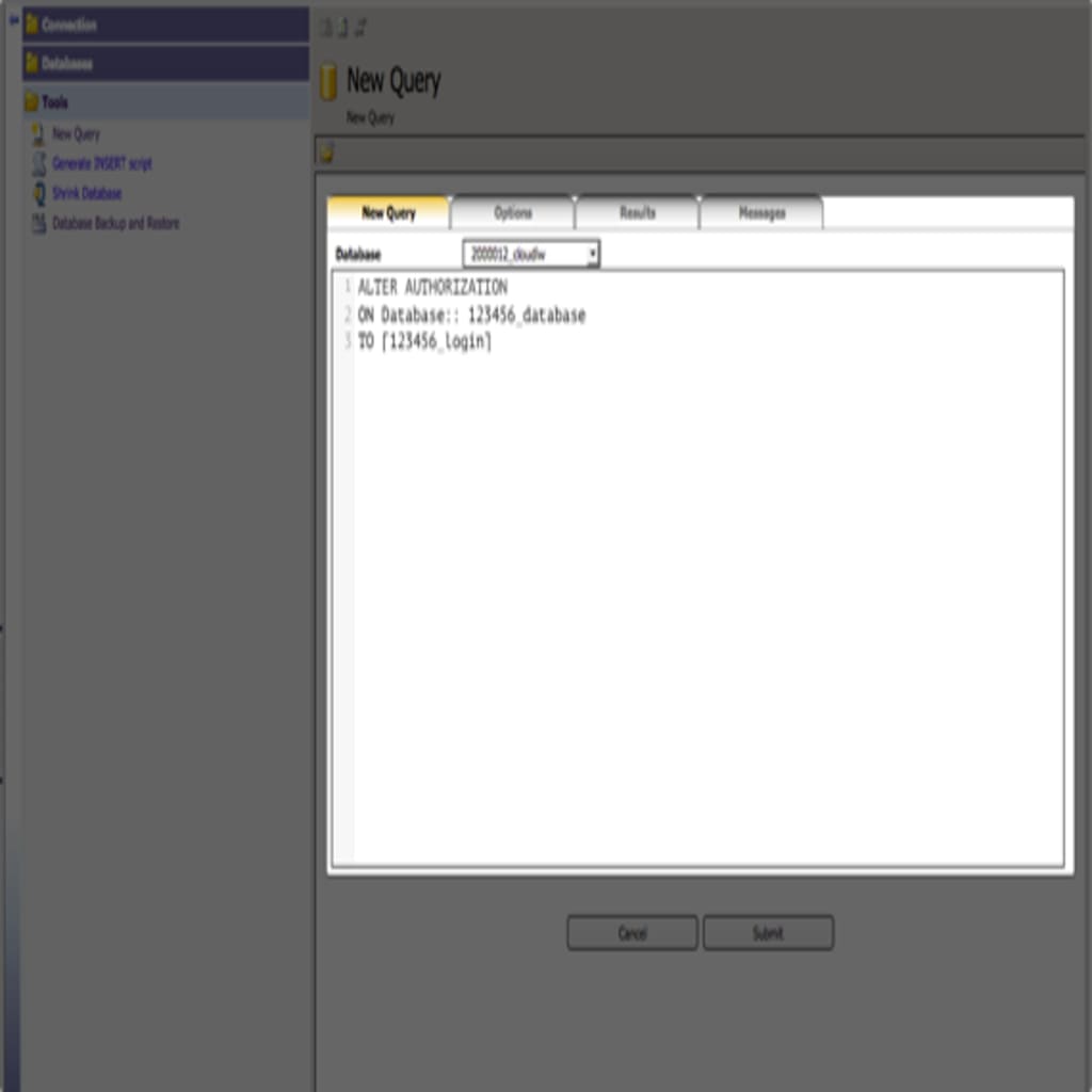 new query entry