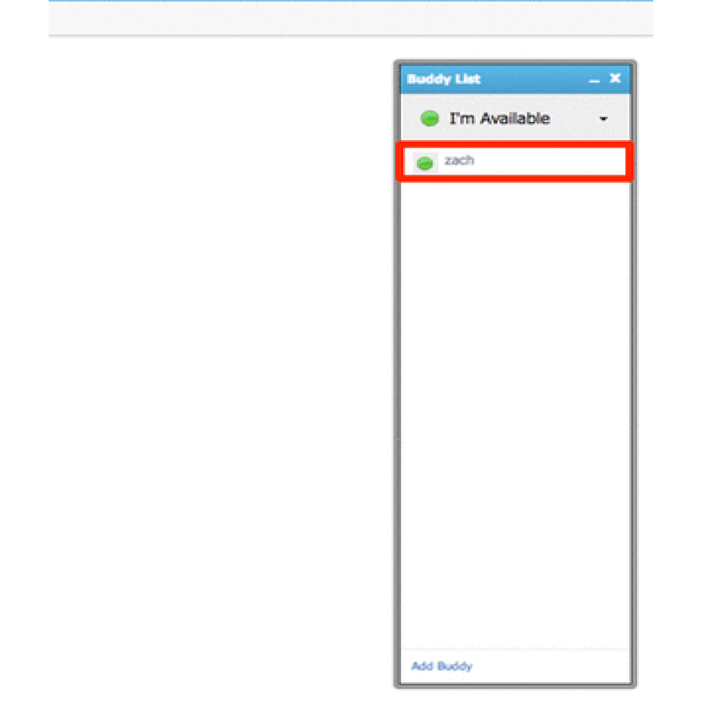 gif showing chat window pop out