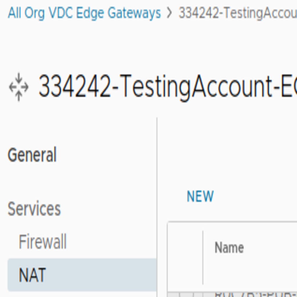 add nat rule link highlighted