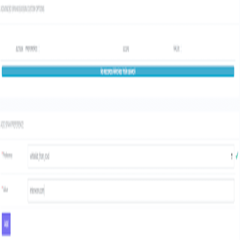 spam value field