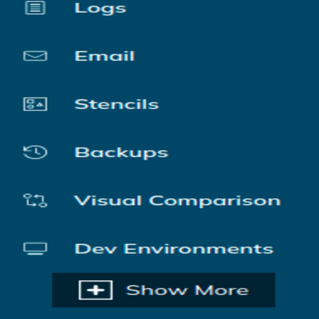 Show More on the Left Menu